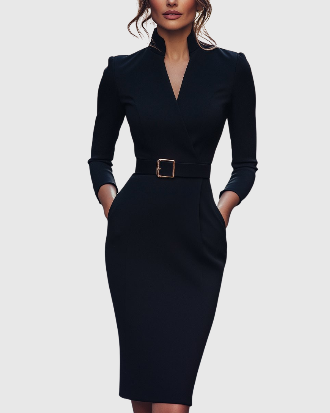 Alessia | Poised Midi Dress
